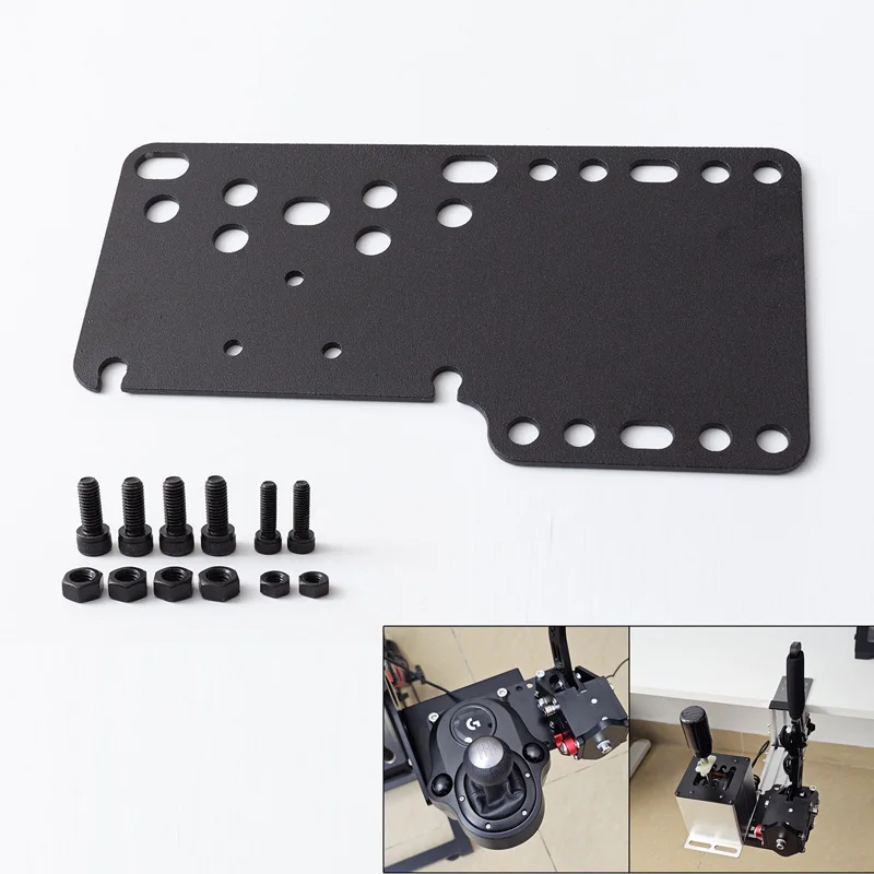 

PC Simracing Simulator Handbrake Gear Adapter Plate Aluminum Cockpit Accessories Conversion Board for Logitech g29 FANATEC