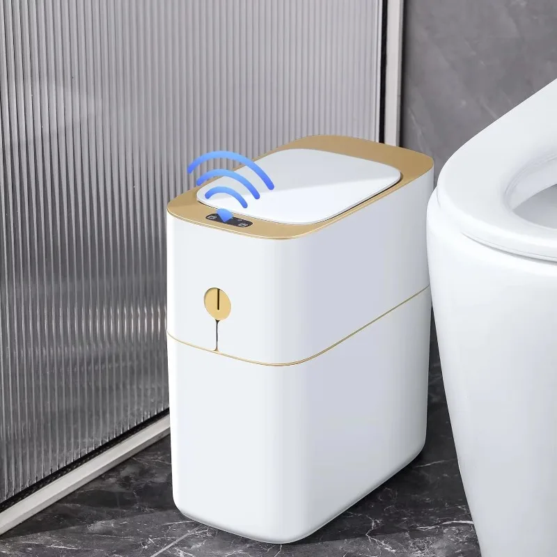 Smart trash can bathroom bathroom desktop smart sensor trash can with aromatherapy air freshener car trash can