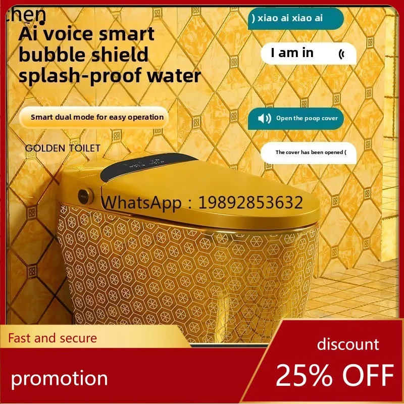 

YFY toilet automatic household instant type no water pressure limit siphon toilet