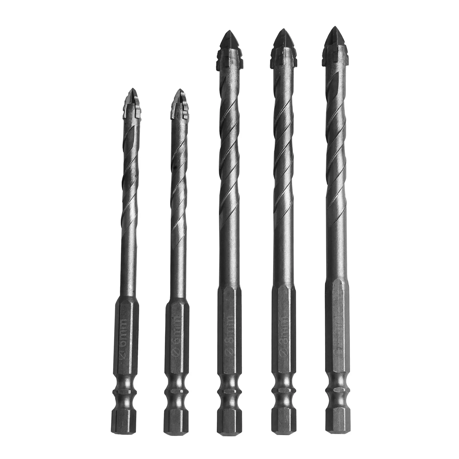 

6.35 Mm 1 4 Inches Carbide Drill Bits Efficient Hole Punching Effortless Drilling High-Speed Rotation DIY Projects