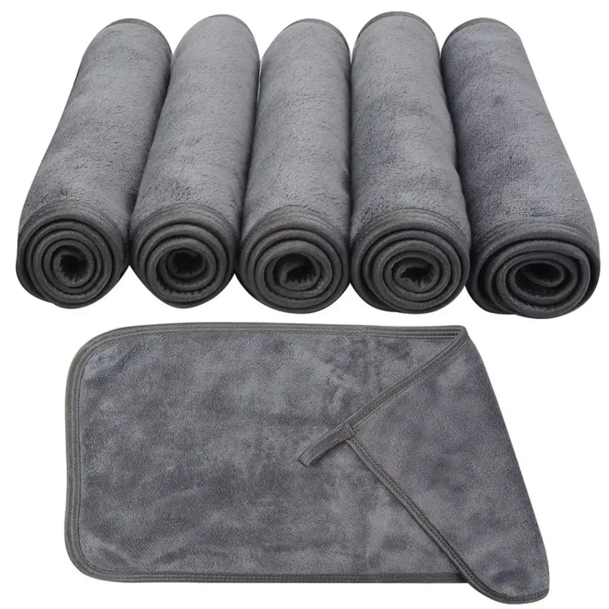 Ultra-Soft Microfiber Makeup Remover Cloths - Reusable Facial Cleaning Towels for Gentle and Effective Cleansing