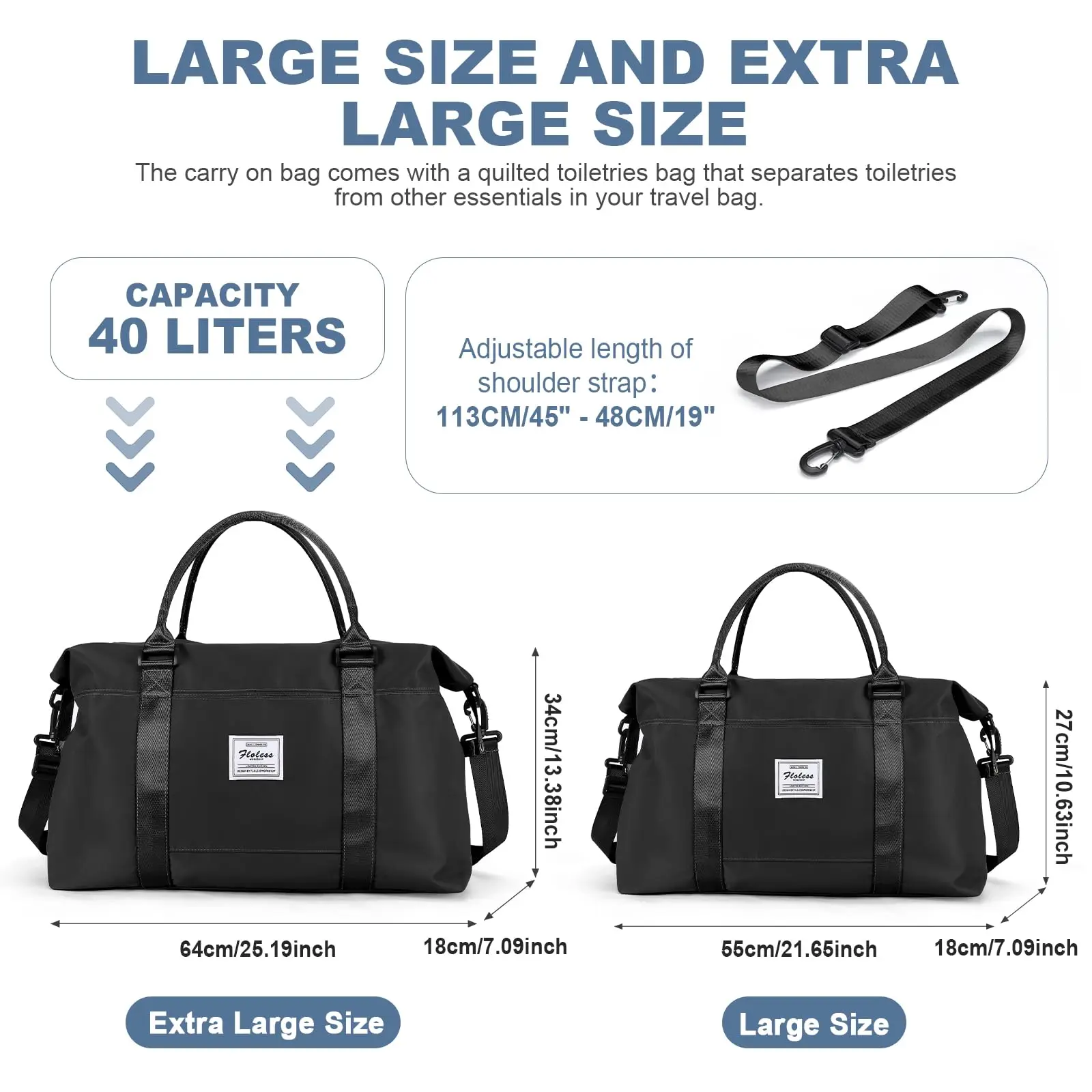 Bolsa Duffel para viagem noturna Weekender para mulheres, bolsa esportiva Tote Gym, bolsa Weekender ombro