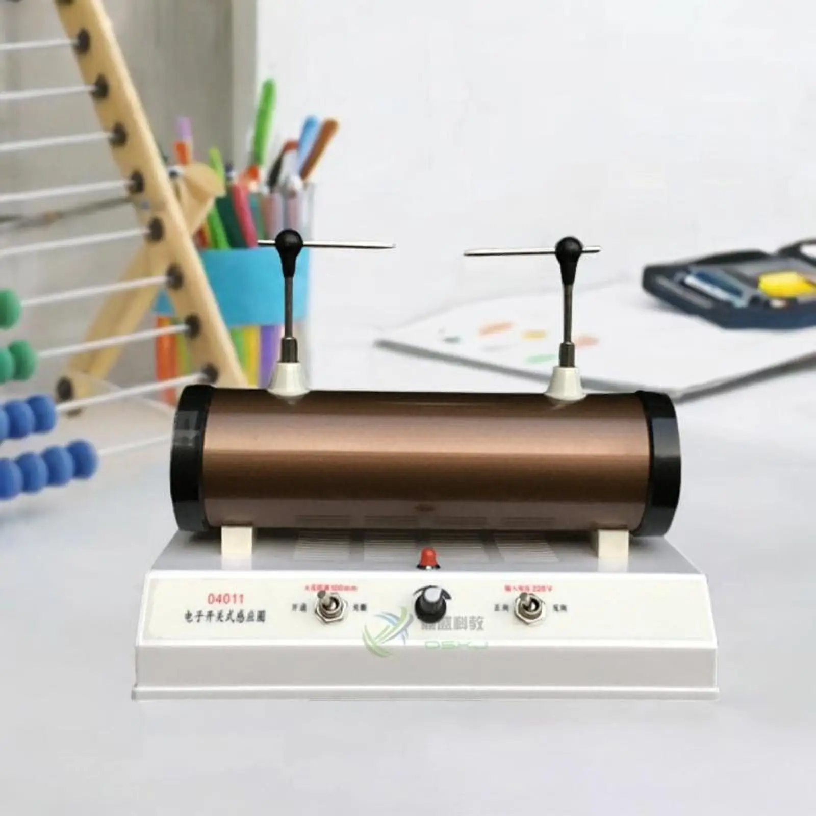 Electronic Induction Coil Science Kit Physical Experiment Instrument for Lab Cathode Ray Tubes Low-pressure Discharge Tubes