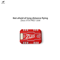 HGLRC Zeus VTX PRO 1.6W 5.8G 40CH Pitmode 25mW 400mW 800mW 1.6W Adjustable FPV VTX Built-in Microphone 7-36V for FPV Long Range