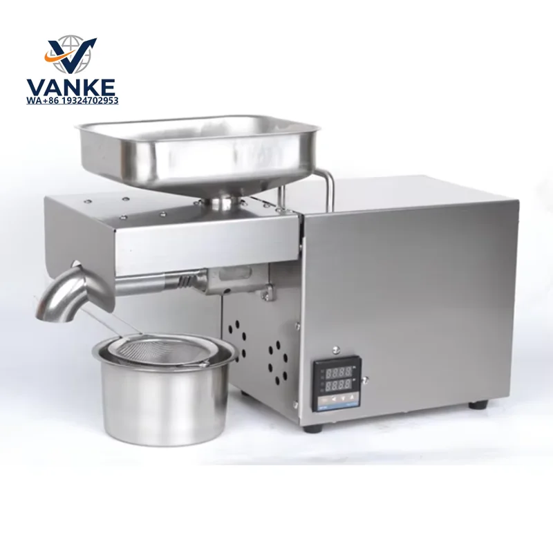 Small Cocoa Sesame Butter Extractor High Quality Peanut Oil Pressing Machine
