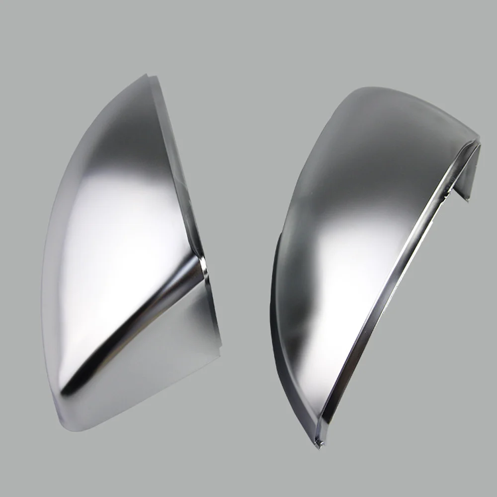 Chrome Side Mirror Covers Caps For Audi TT MKIII III 3 8S Matte Brushed Silver Replacement 2015 2016 2017 2018 2019