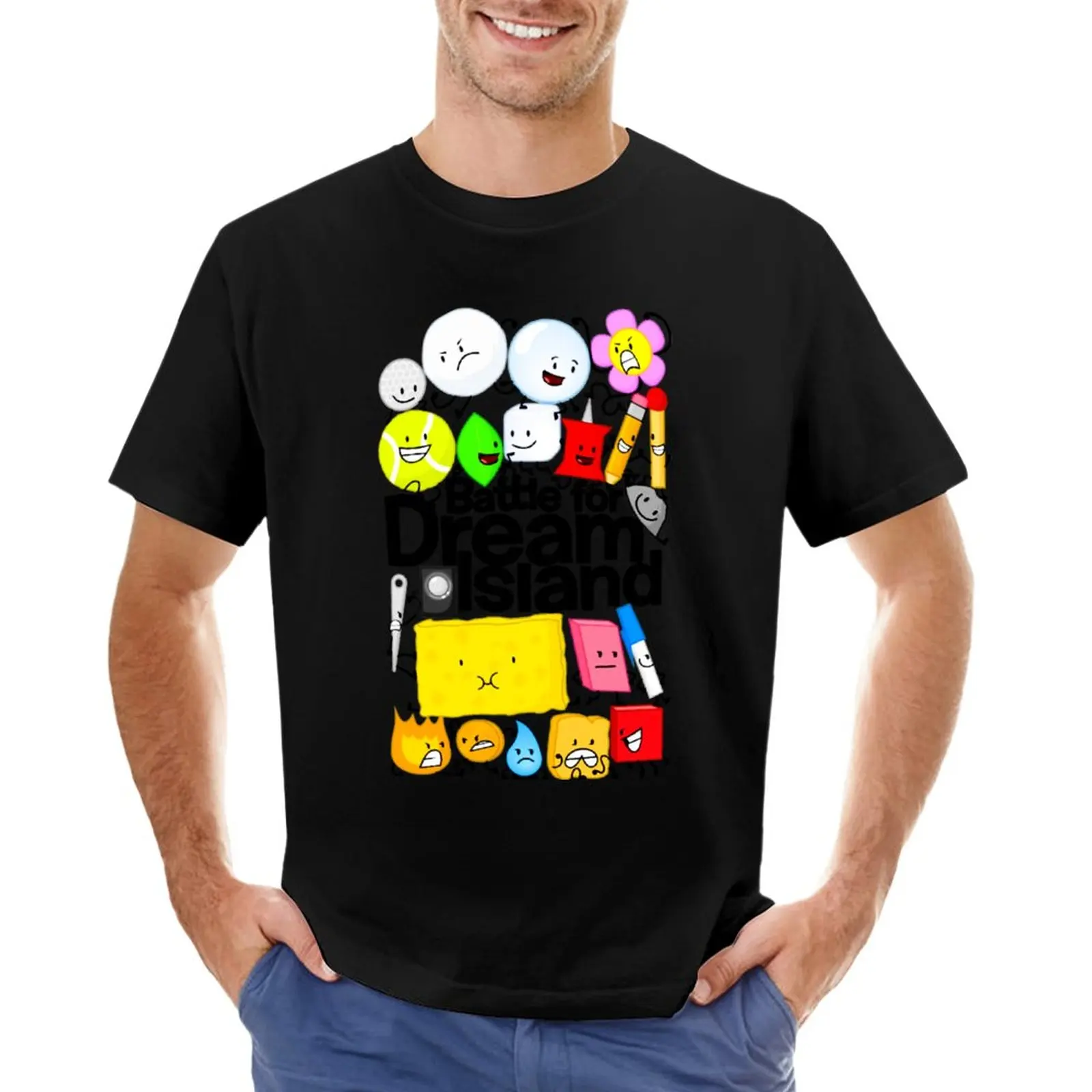 

Футболка с изображением острова сражений, индивидуальная Футболка с принтом животных, футболка для мальчиков, короткий летний топ, Мужская футболка с рисунком