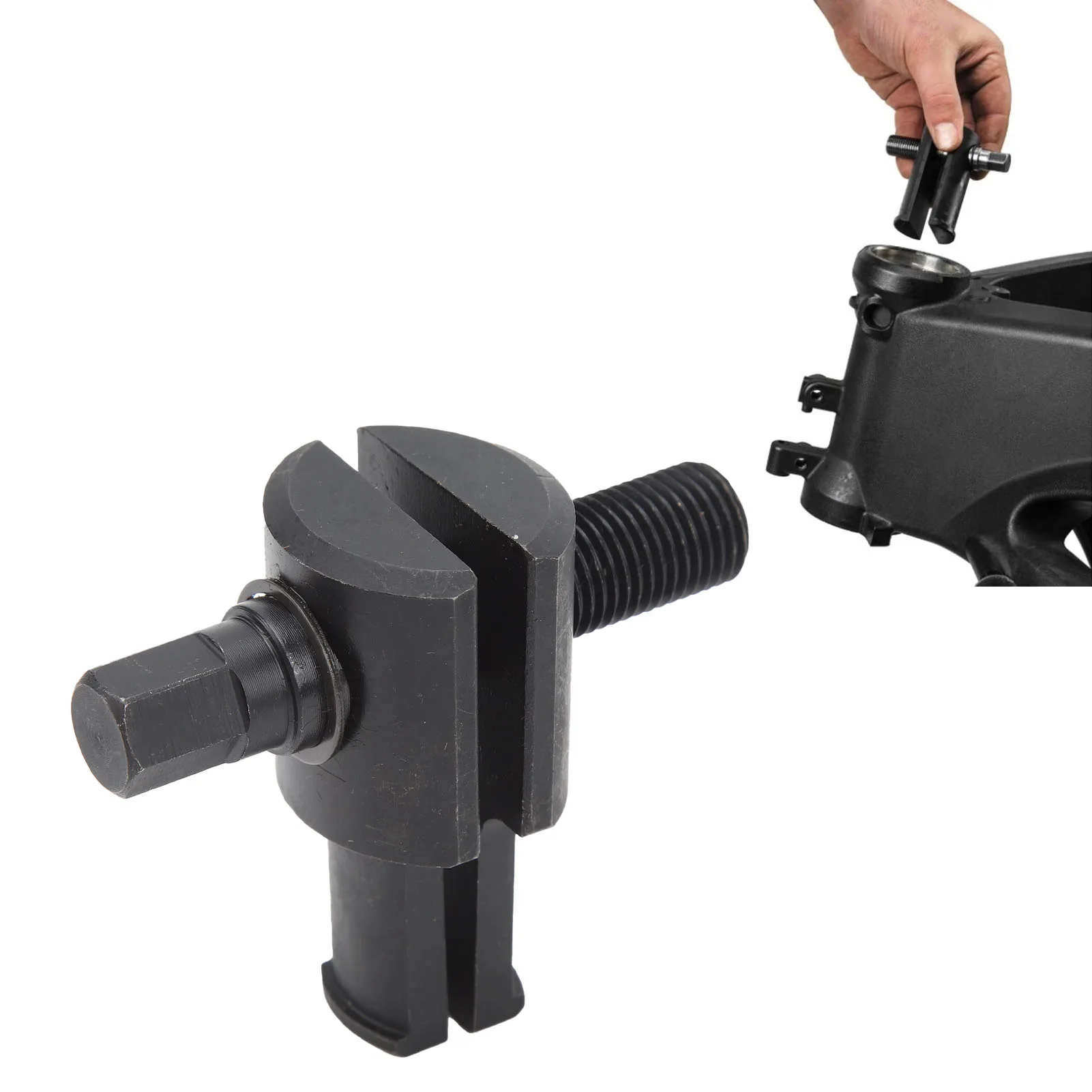 

Steering Stem Bearing Tool Steering Neck Bearing Race Remover High Strength High Accuracy Universal for Motorcycle
