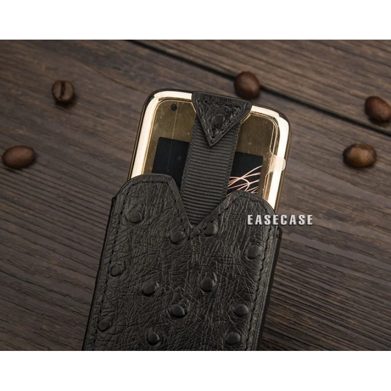 Skórzany pokrowiec A3 na zamówienie do telefonu NOKIA 8800 Arte 8800A Sapphire Arter