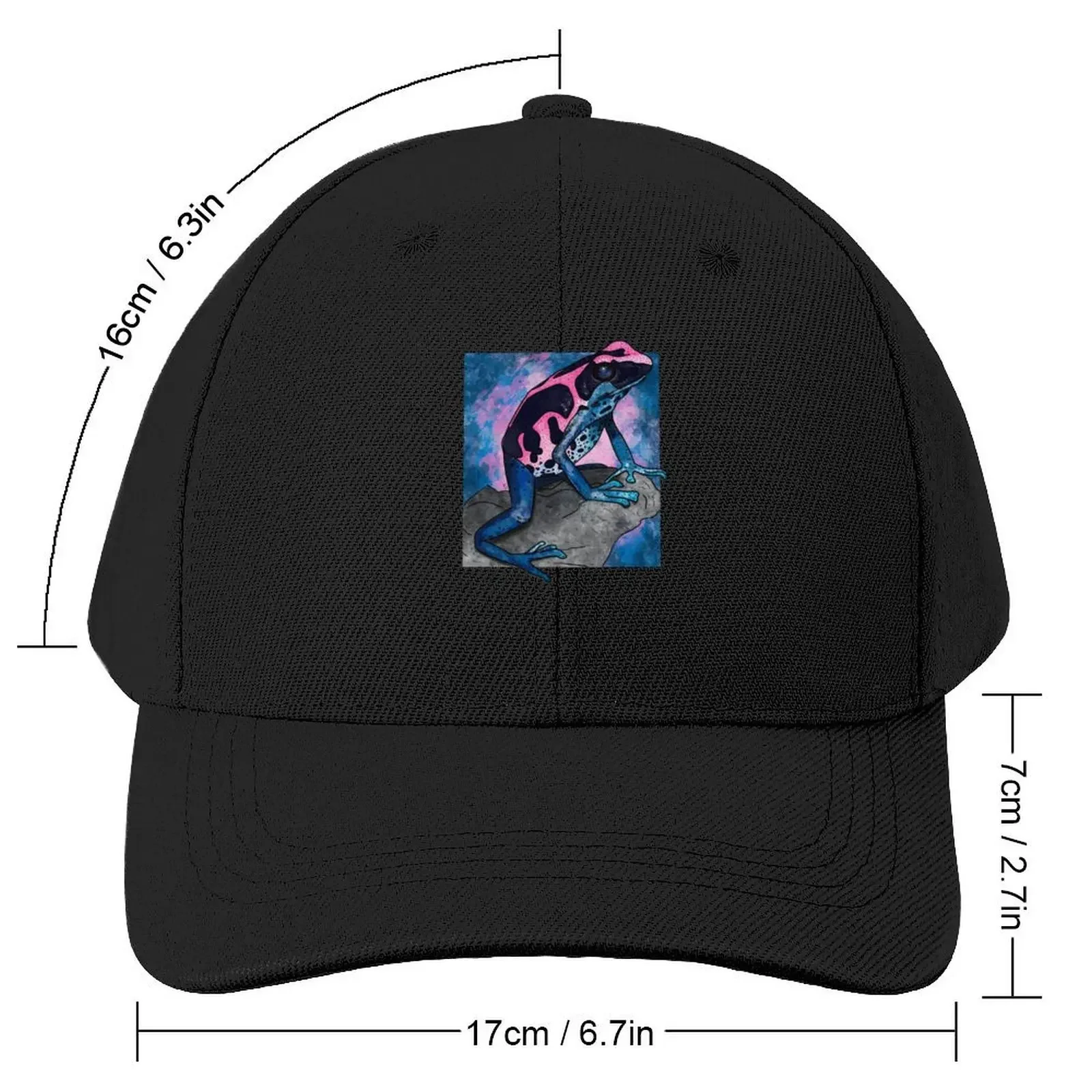 Trans Poison Dart Frog Transgender Pride Baseball Cap Hat Baseball Cap beach hat Luxury Man Hat Icon Men Hats Women's