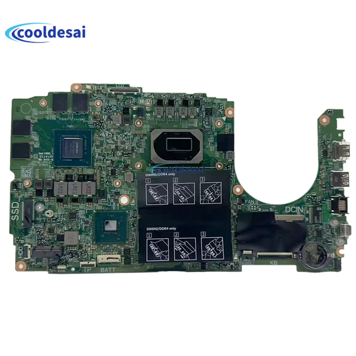 

For DELL G3 3500 G5 5500 Laptop Mainboard 19795-1 028HKV 0D1G65 0HW9CF 0HN4GN GTX1650 GTX1650Ti I5 I7 10th Notebook Motherboard