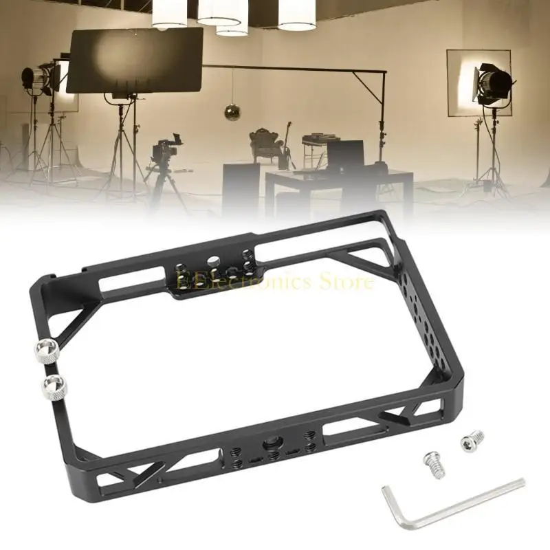 

B03C Screen Cage Lightweight Aluminum Frame Enhances Heat Dissipation For Liliput A7s 7inch Multiple Function Expansion Port