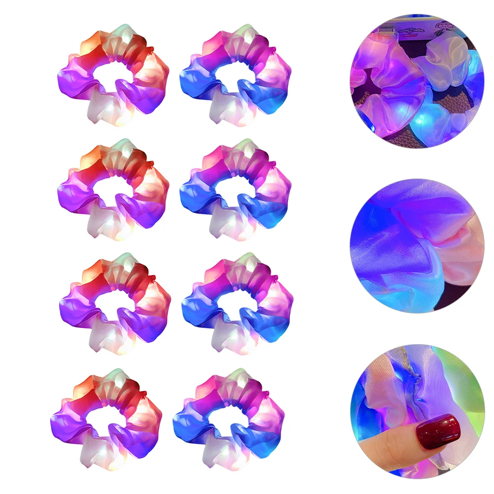 

8pcs Luminous Hairb Headb Headdresses Hair Accessories Durable Fashion Novel Design Rich Colors Stage Performance