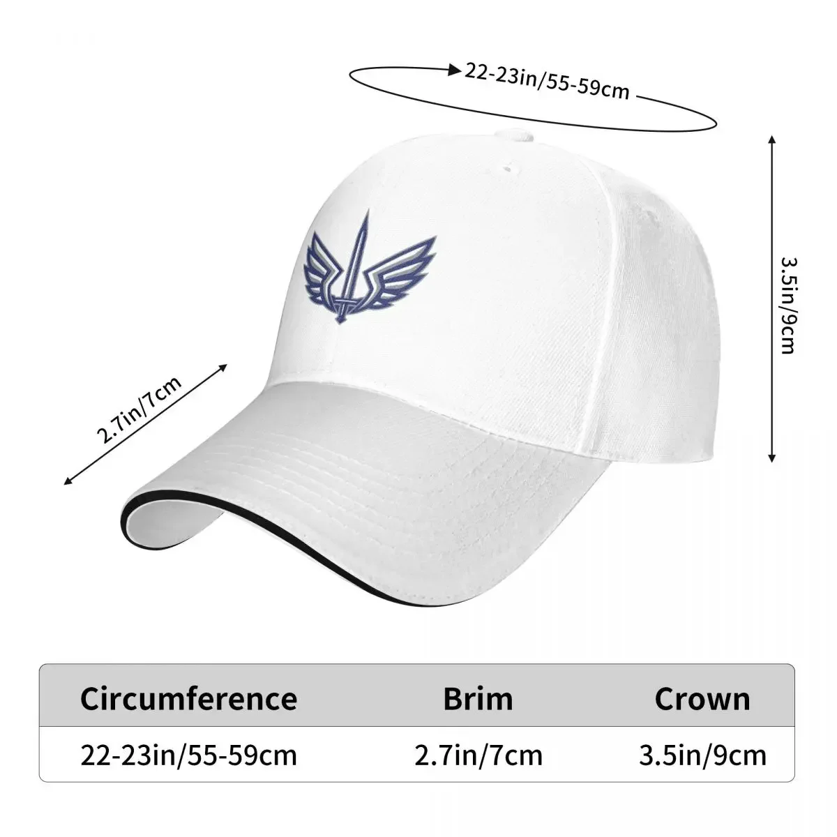 St. Louis BattleHawks Cap Fashion Casual Baseball Caps Adjustable Hat Summer Unisex Baseball Hats Customizable Polychromatic