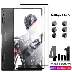 Tempered Glass for ZTE nubia Red Magic 8 8S Pro / 8 Pro+ Screen Protector Camera on Red Magic8 pro 8pro Plus HD Protective Glass