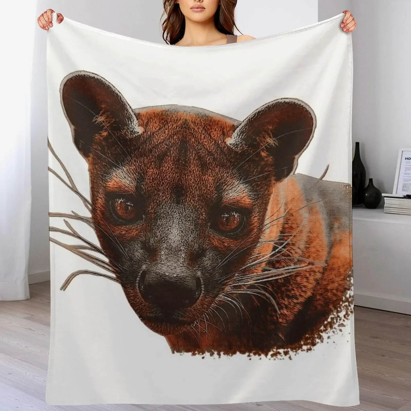 

New Ferret Cat, Carnivore, Beautiful Animal Lover Clothing, Popular Animal Gifts Throw Blanket Sofas Kid'S Blankets