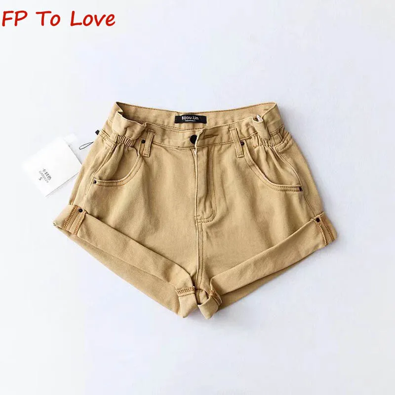 Y2K Wide Leg Leopard Print Casual Wide Leg Pants 2024 Summer Street Vintage Casual Rolled Denim Shorts Women