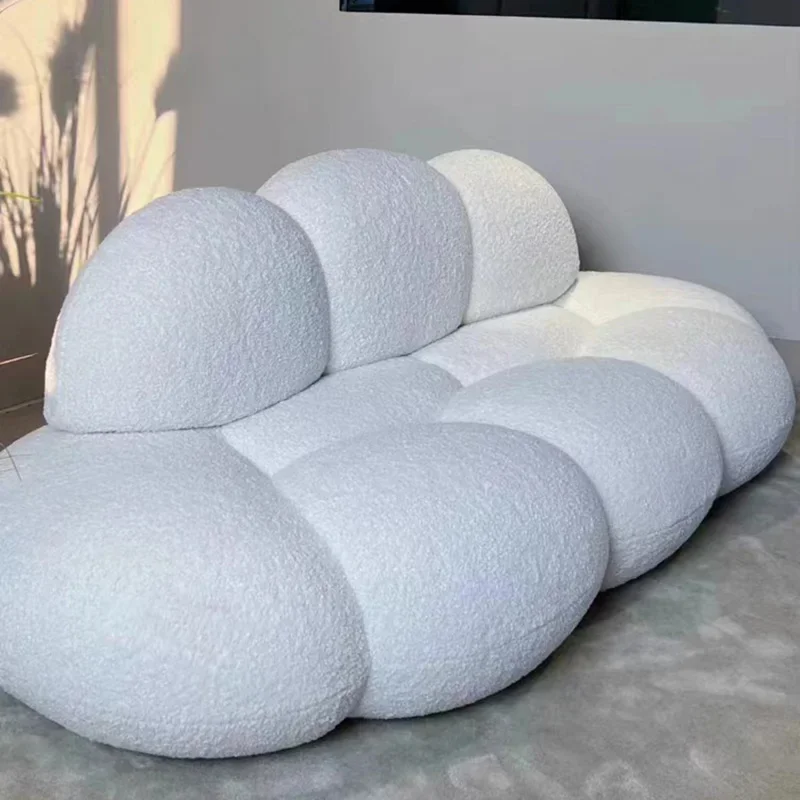 

Garden Kawaii Sofa Seat Design Minimalista Anti Slip Cover Sofa Seat Outdoor Clear Cloud Living Room House Furniture