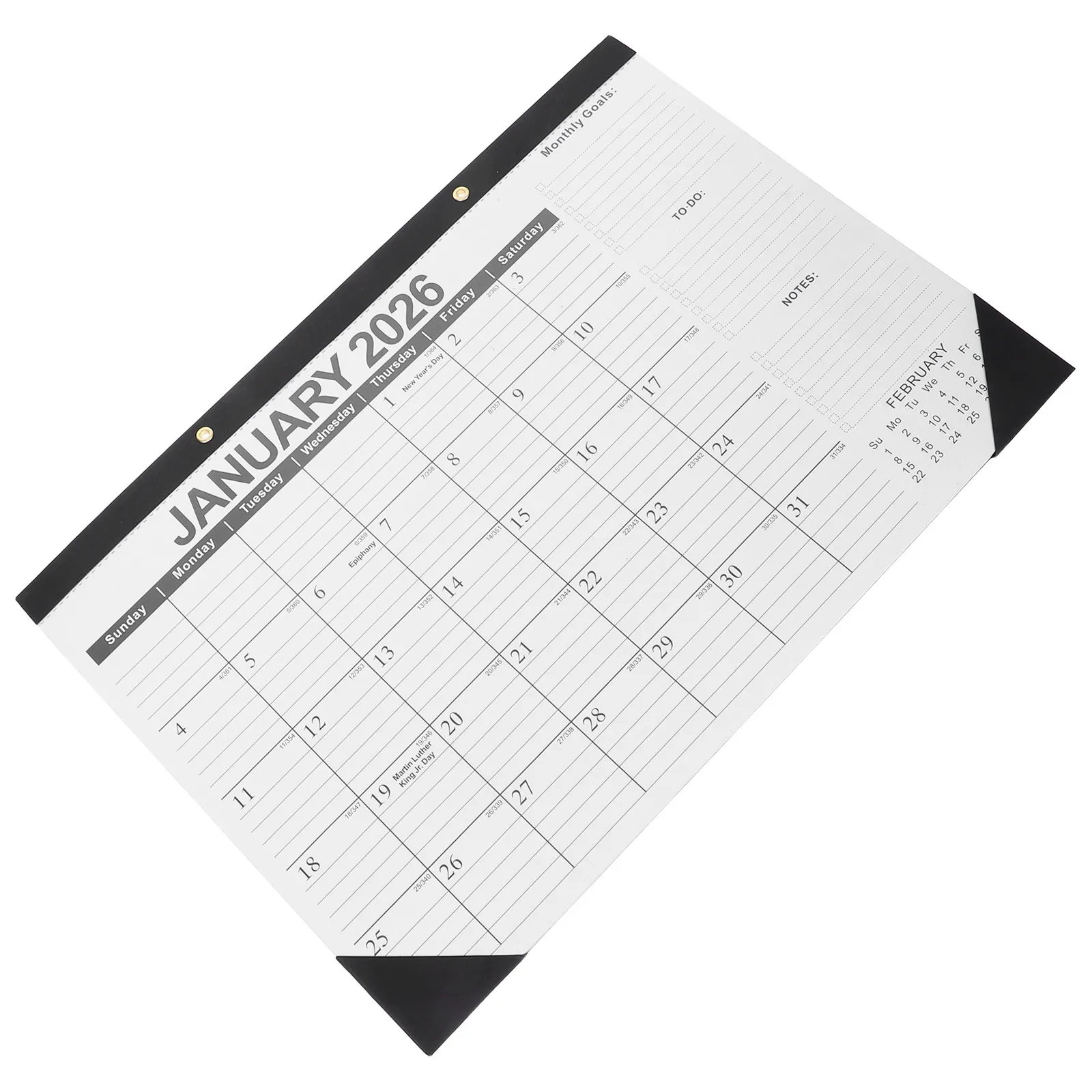 

18-Month Wall Calendar 2026-2027 Large Date Display Thick Paper Hanging Monthly Planner for Home Office School Productivity