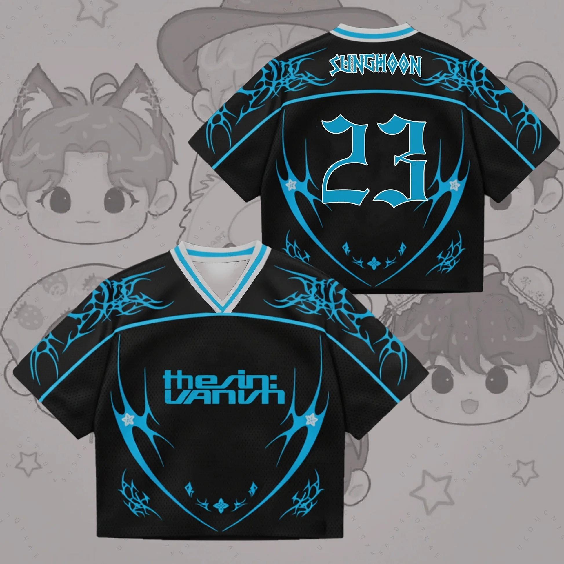 Hot Sell The Sin Vanish Jersey Album Music Tees Kpop Popular Fashion Streetwear Fan Gifts Summer Children's And Adults T Shirts