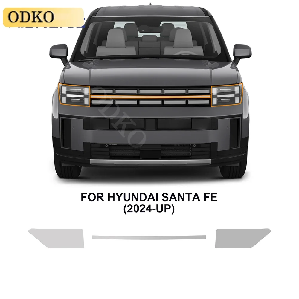

Headlight Rearview Film Car Paint Protection Film TPU Pre-cut Anti-scratch Repair Transparent for Hyundai Santa FE 2024 2025