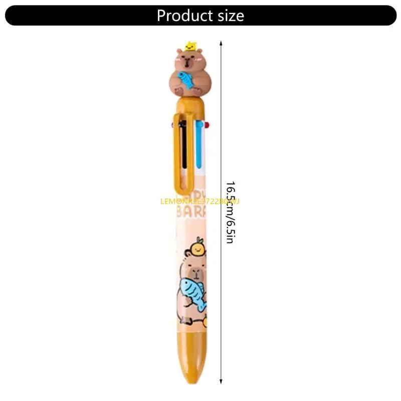 

C90C Multicolor Ballpoint Pen 6 Colors в одном выдвижном радужной ручке для класса, Fun Color Pen для школьников