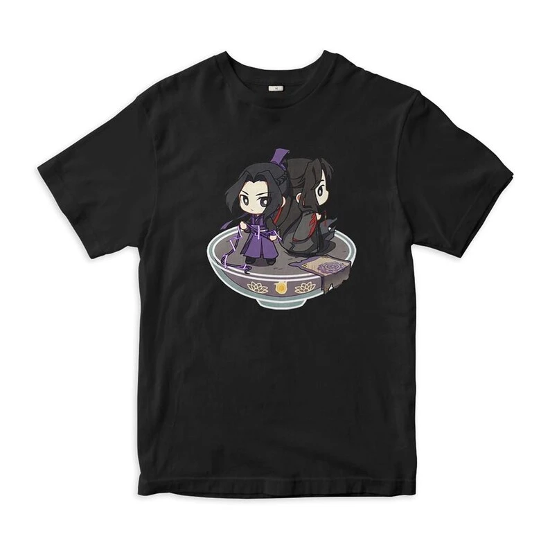 Grandmaster of Demonic Cultivation Shirt Vintage Washed Unisex Oversized Anime Streetwear Soft Cotton Short Sleeve Tee Gift Tops