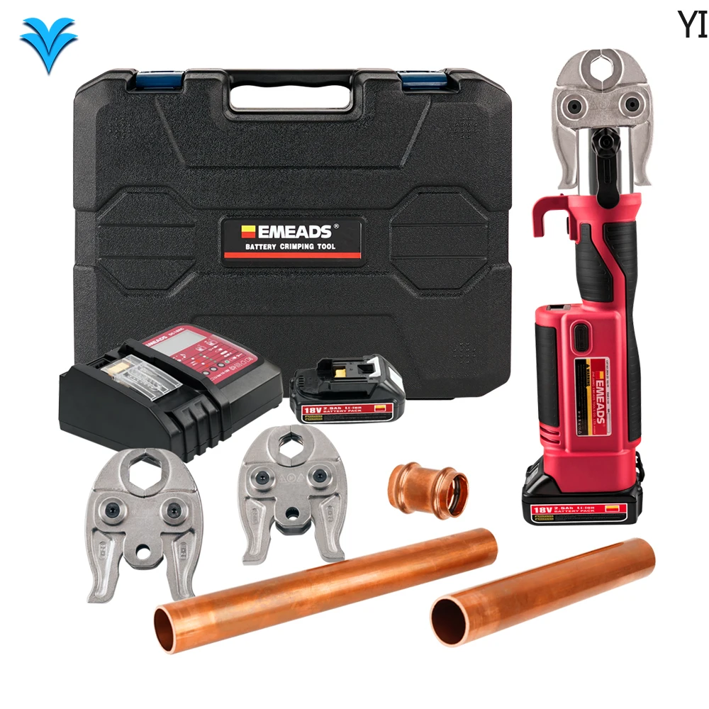 

Emads GES-1525 Crimping Pipe Copper Plumbing Tool Hydraulic Battery Press Electric Tools