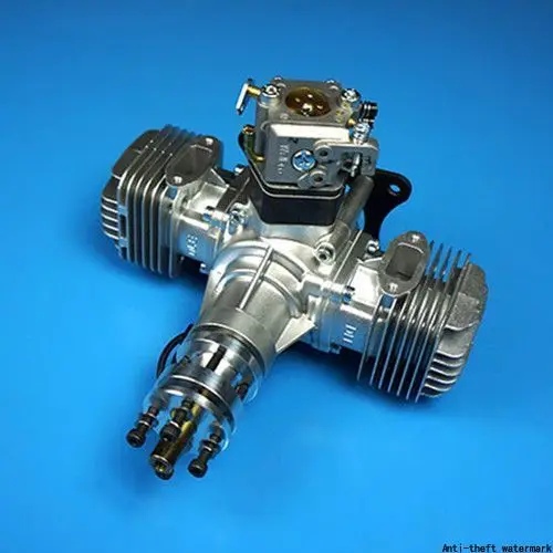 Details of the hot-selling new DLE engine in 2026: DLE-40cc twin-cylinder engine with electronic ignition.