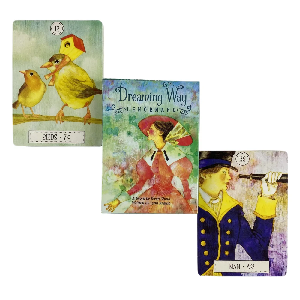 Dreaming Way Lenormand Oracle Cards A 36 English Visions Divination Edition Deck Borad Games