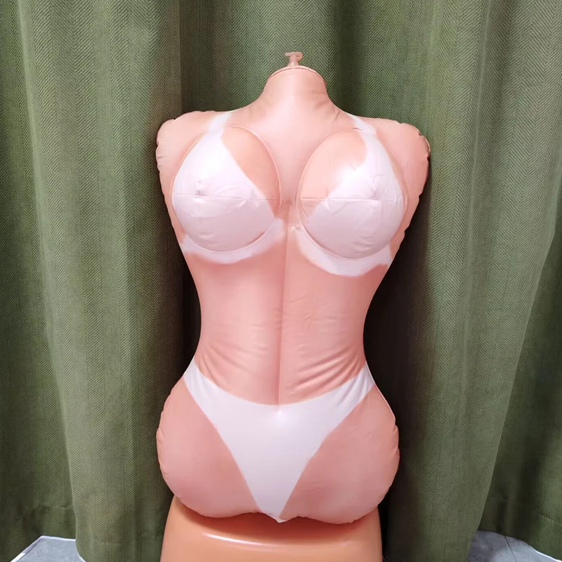 

DS8359 Female Mannequin Inflatable Pillow for Household Furnishings, Female Simulated skin tones Cloth, Toroso Shooting Mode