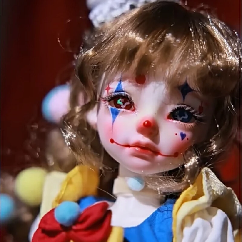 

100% натуральная кукла Bjd 1/6, цирковая принцесса, антикварная пижама, кружевное платье, фигурка из смолы, куклы для женщин, клоун, акробат, Shugafairy, подарок