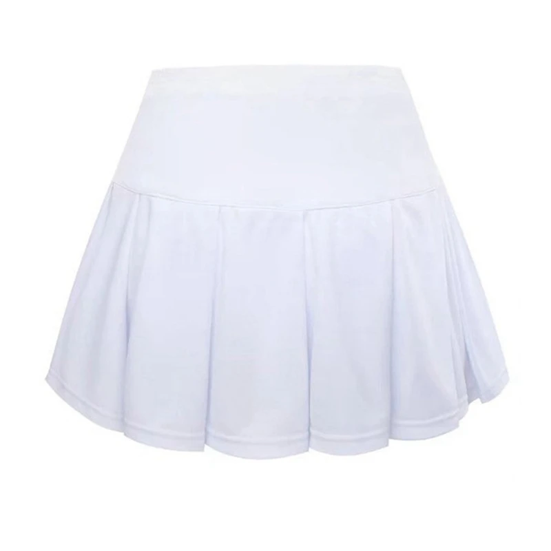 Saia esportiva plissada com shorts embutidos para meninas, tênis, golfe, badminton, saia curta esportiva para crianças, verão