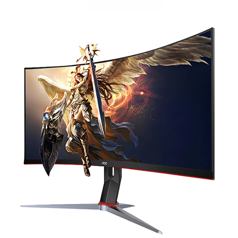 

slim FHD 24 27 32 inch LED pc monitors IPS panel 75hz Curved screen gaming monitor