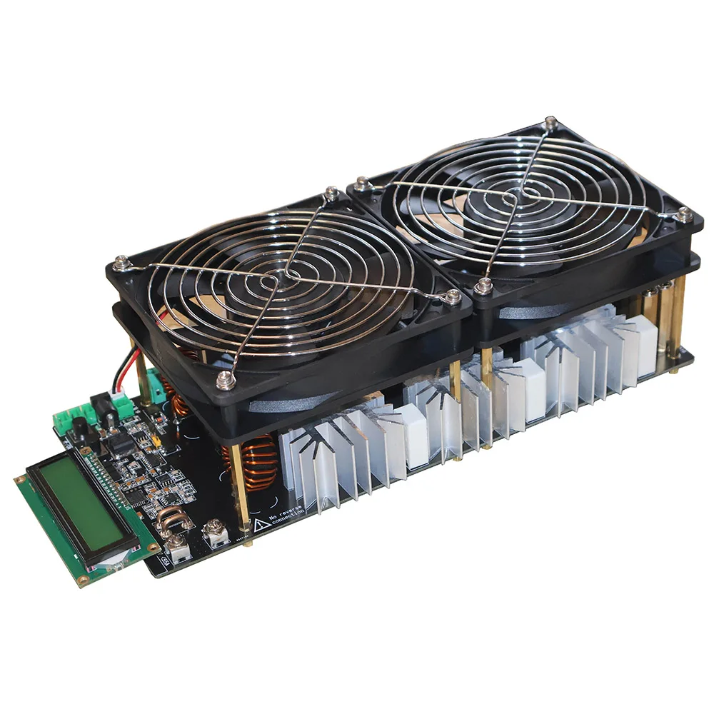 2500W 55A High Frequency Induction Heater Module Flyback Driver Heater Good Heat Dissipation + Coil +pump +power Adapter