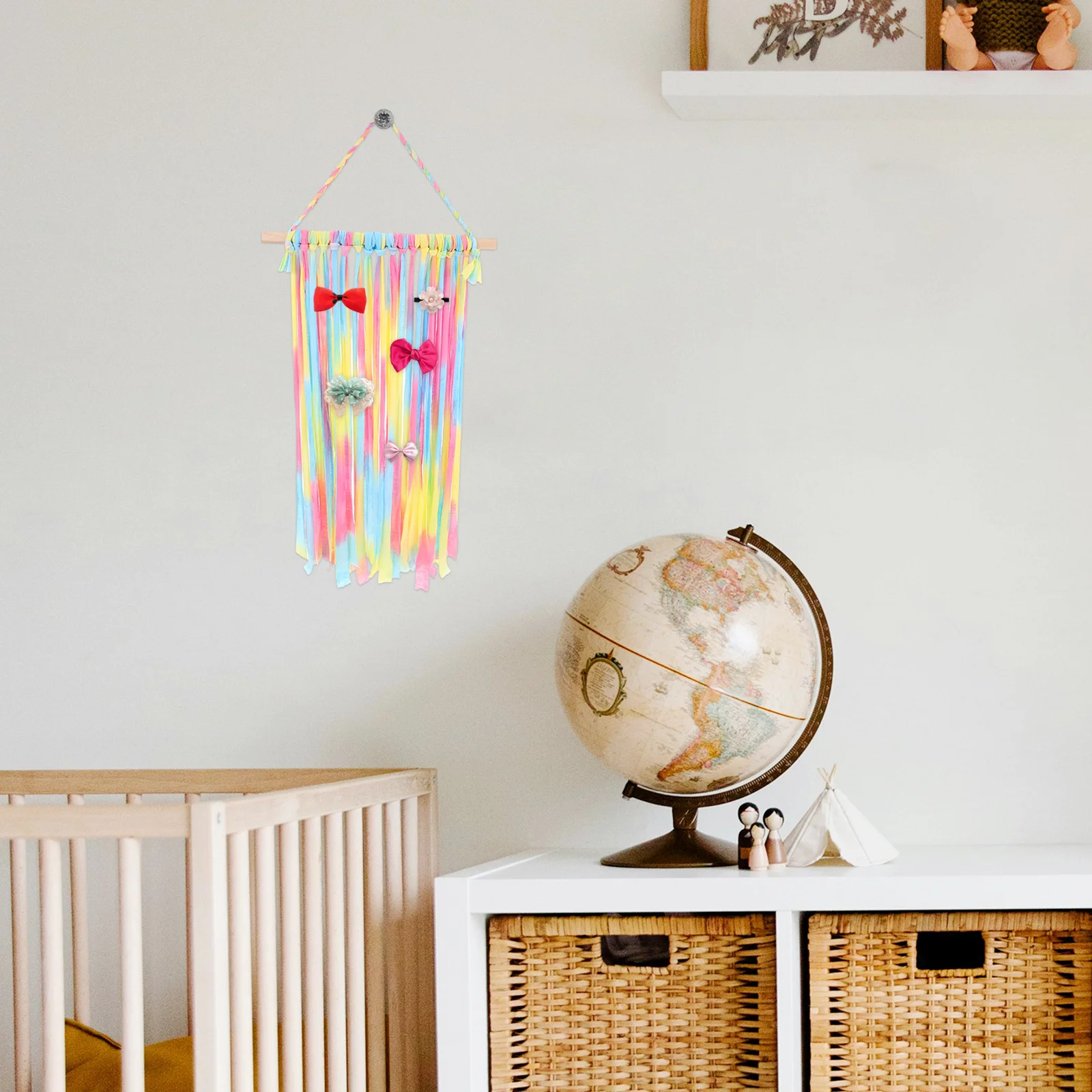 

Детские банты для волос для девочек, зажимы для хранения, органайзер для ремня, красочный многофункциональный настенный декор, держатель для заколок для волос, органайзер для заколок