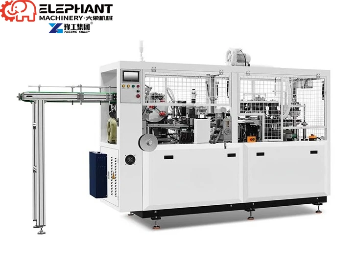 Automatic Paper Cup Forming Machine Hot Air Sealing Disposable Drink Cup Making Machine
