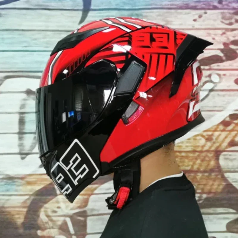 

Jiekai 902 Motorcycle Helmet Unisex Dual-lens Winter Electric Vehicle Open-face Helmet Cascos Para Moto