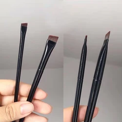 Nest Silkworm Brush Fine Oblique Head Eyebrow Brush Eyeliner Pen Portable Makeup Brush Factory Straight Hair