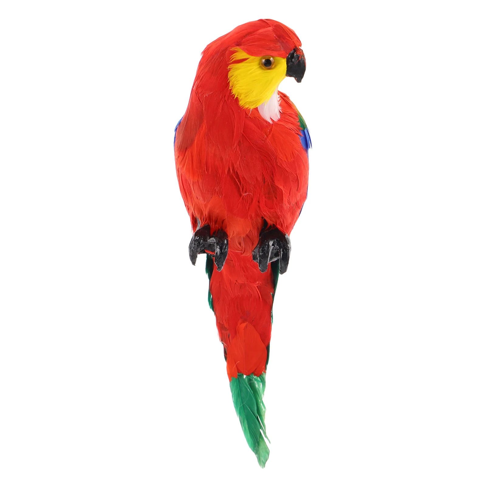 シミュレーションオウム鳥シミュレーションオオハシ鳥ホー絵画置物モデル樹脂家の庭の装飾オウム像