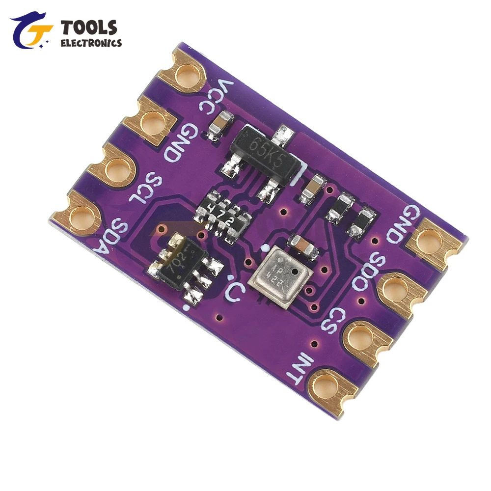 DC 2.0-5.5V High-precision BMP580 Atmospheric Pressure Temperature Sensor Module IIC SPI Compatible with BME280 BMP388