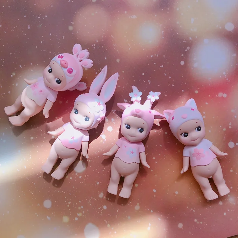 

Коллекционная мини-фигурка Sonny Angel из серии «Цветущая вишня»: оригинальная фигурка-сюрприз в закрытой коробке, мультяшная модель, таинственная коробка-сюрприз