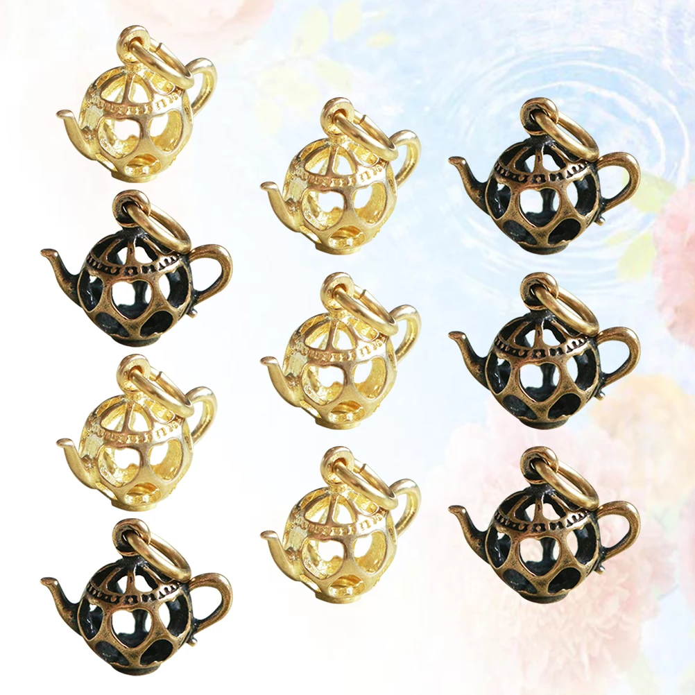 

10 PCS Love Kettle Pendant DIY Charm Vintage Anklet Metal Jewelry Making Pendants