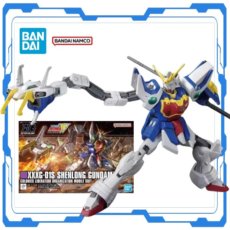 

Genuine Bandai Mobile Suit Gundam XXXG-01S SHENLONG Gundam HG 1/144 Figures Assembly Action Collection Original Model Toy Gifts