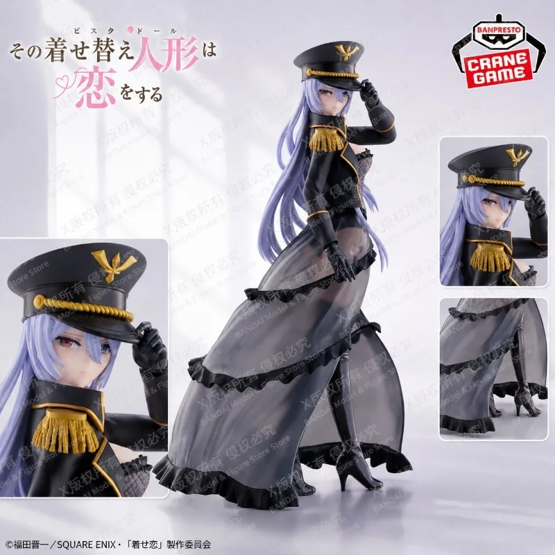 Original Authentic Bandai Banpresto My Dress-Up Darling ESPRESTO Detailed Elegance Marin Kitagawa Black Lobelia Ver Figure Gift