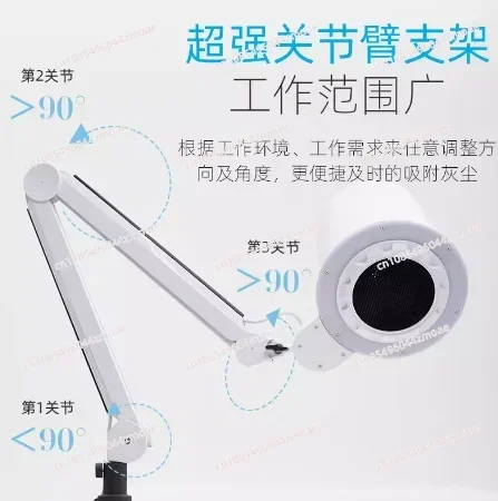 High end nail art vacuum cleaner with strong top suction power for lighting, 4BLANC