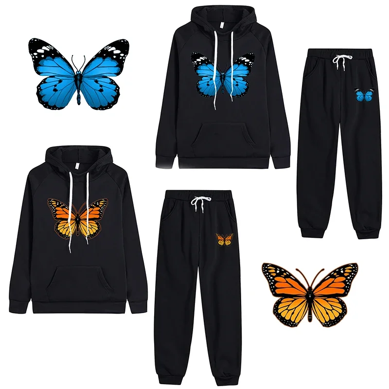

Printing Woman Sweatshirts 2024 Hoodie Jogging Daily Pant Sets High Quality Tracksuit Sports Casua Fashion Suit Women's Clothing