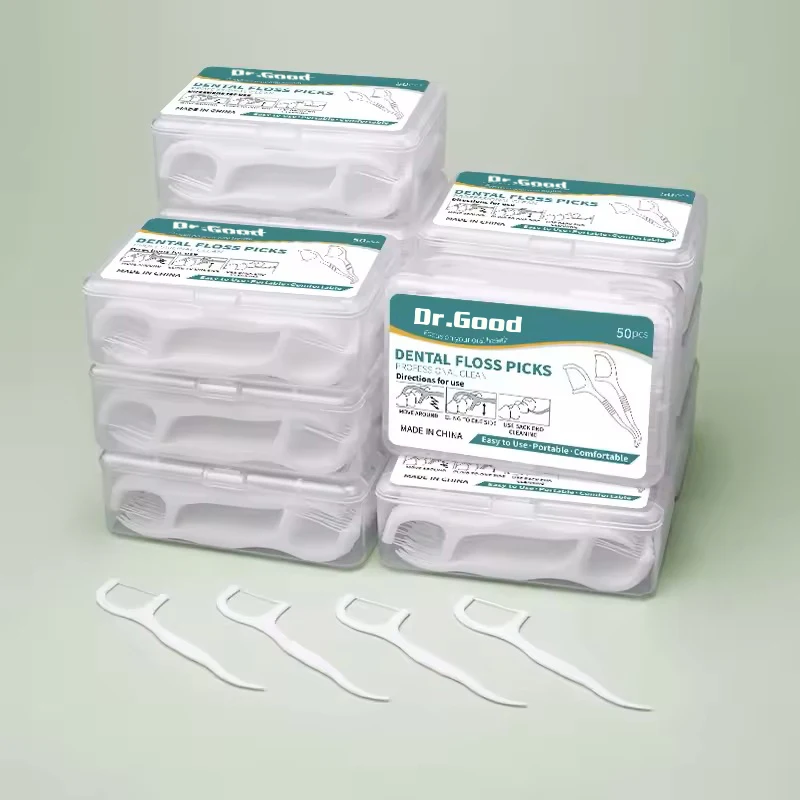 50/150/300/600/1000 unidades de palillos de hilo dental, herramientas de cuidado bucal
