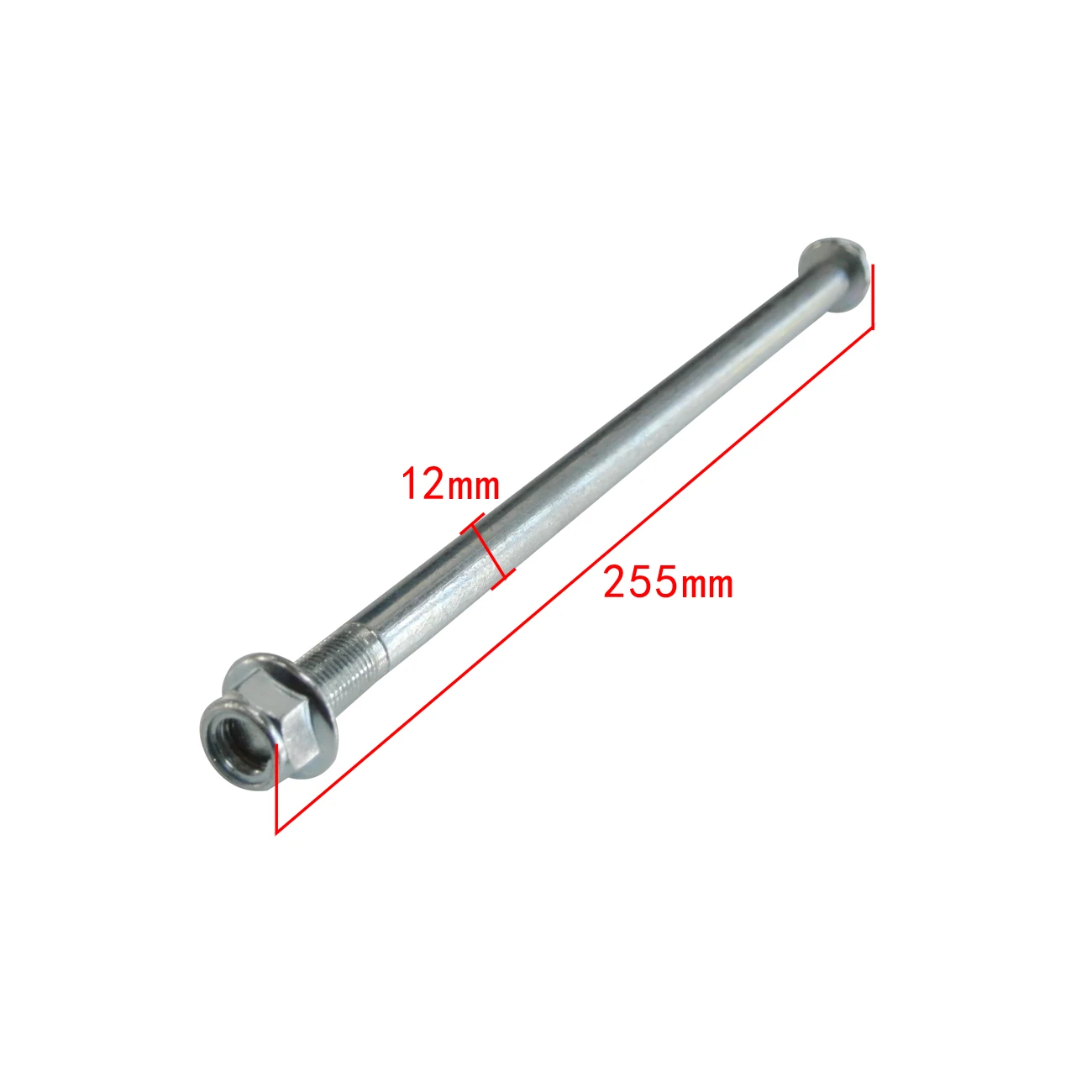 Sthus 255 мм гайка 12 мм задняя ось шпиндель подходит для пит-байка 50cc 110cc 125cc