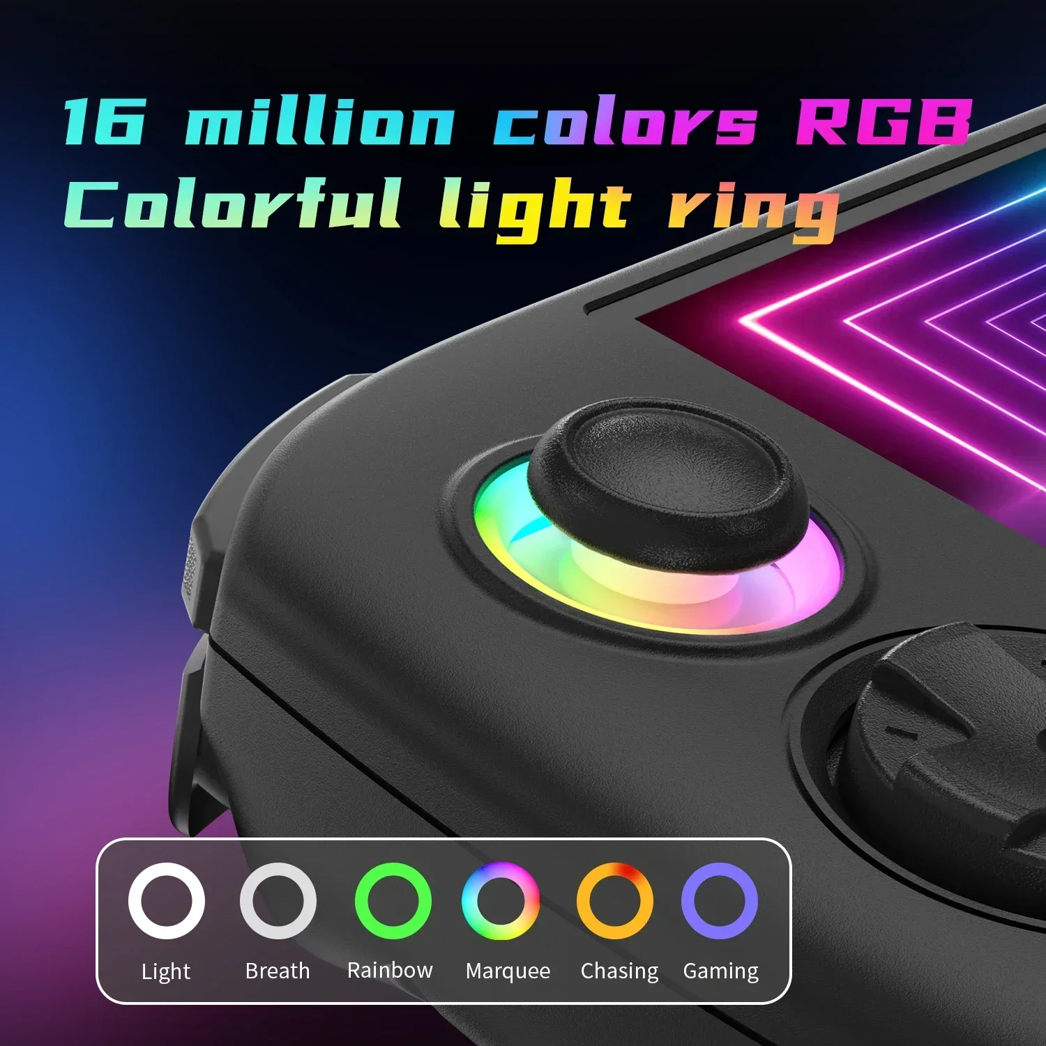 Anbernic RG CUBE ريترو وحدة تحكم بجهاز لعب محمول مشغل فيديو 3.95 بوصة شاشة واي فاي أندرويد 13 RGCube 512G PS2 RGB Joystick8G + 128G